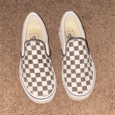 VANS Classic Slip-On Men's Slip On Sneakers Black/White Checkerboard Low Top picture