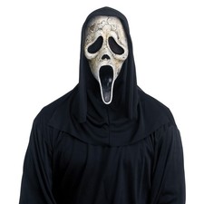 Officially Licensed Ghost Face Aged Mask Costume Accessory picture