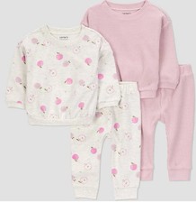 Carter's Baby Girls' Pajama Set 4pc 24 months picture