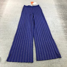 Knitss Pants Womens Small Bremen Trouser Blue Viscose Island Blue Wide $ 366 picture