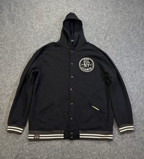 Polo Ralph Lauren Varsity Jacket Hoodie Sz 2XLT Black New York City Champs RL67 picture