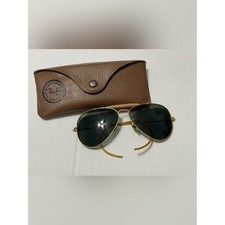 Vintage B&L Ray-Ban Outdoorsman AviatorSunglasses Gold Frame picture
