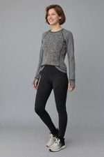 Lululemon womens pullover round neck long sleeve compression top sz 4-6 picture