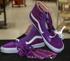 Vans x Concepts Sk8-Hi S Purple Croc Size 12 New Rare Crocodile Embossed Leather picture