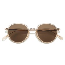 Sunski Baia Sunglasses Champagne Frame Amber Lens - NEW - HOT picture