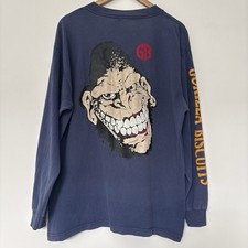 Vintage 90s Murina Gorilla Biscuits Long Sleeve Graphic T-Shirt Mens Size XL picture