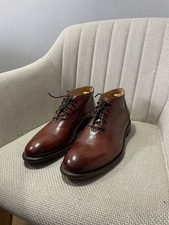 Untamed Street KNIGHTON rich-cognac wholecut chukka boots EUR 45 US 11 UK 10 picture