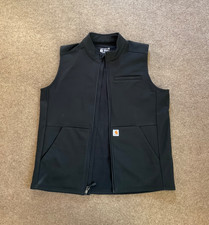 Carhartt Rugged Flex Bonded Fleece Vest Men’s Medium M Black C82023 Nurse Vest picture
