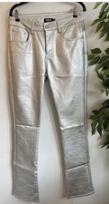 NYRVA Men’s Silver Surfer Stacked Pants - Size 32 Waist picture