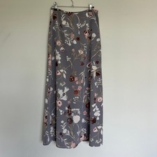 Vintage Judy Knapp California Floral Maxi Skirt picture