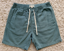 MADEWELL Everywear Shorts 100% Cotton Drawstring Pull On Green Size M NEW picture