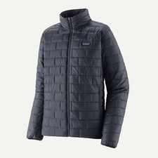 Patagoni Mens Nano Puff Insulated Jacket Lightweight Smolder Blue NEW picture