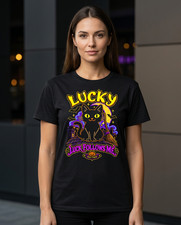 Lucky “Luck Follows Me” Halloween T-Shirt – Boo Crew picture