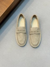 Brunello Cucinelli Men's Casual Shoes Gray Luxury Italian Footwear 🏮 picture