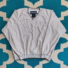 Vintage 90s Lands' End Mesh Lined Windbreaker Pullover Size XL picture
