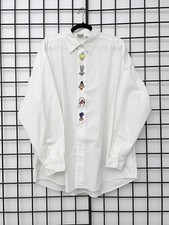 Looney Tunes Long Sleeve Button Down Shirt Embroidered Vintage Acme Clothing Co picture