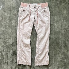 Maurices Beige Tan Utility Straight Leg Pants - Size 11/12 picture