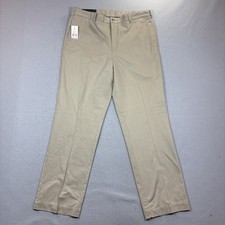 Lyle & Scott Scotland NWT 38X34 Cotton Khaki Pants Flat Front Classic Fit NWT picture