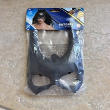 Halloween DC Batgirl Women's Adjustable Plastic Eye mask Black One Size new picture