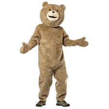 Men's Giant Teddy Bear Costume - Fun Full Body Jumpsuit for Parties One Size picture