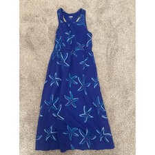 Gymboree Blue Starfish Mermaid Cove Racerback Maxi Dress, 5 picture