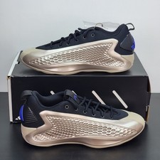 Adidas Anthony Edwards Men's Size 8.5 Athletic Shoes Gold Footwear Sneakers picture