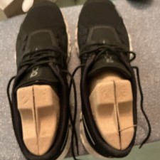 On Men's Black Lace-Up Low Top Athletic Sneakers for Activewear Sneaker picture