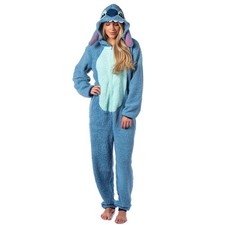 Disney Lilo & Stitch Adult Unisex Stitch Costume Sherpa Union Suit picture