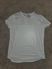 Lululemon Sculpt Short-Sleeve Shirt Women 2* Black Mesh Back Athletic Tee W3HE9S picture