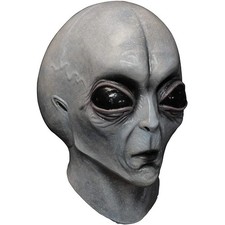 Alien Mask Scary Horrible Horror Magic Latex Costume Halloween Cosplay Party US picture