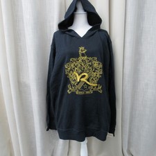 VTG Rocawear Special Forces Crest Hoodie Black Gold Embroidered Y2K Hip Hop 2XL picture