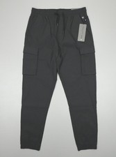 Kenneth Cole Active Mens Cargo Joggers Lightweight Stretch Water Repellent Black picture