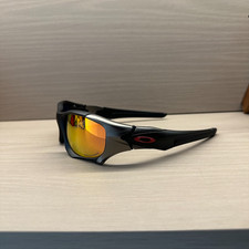 Vintage Oakley Pit Boss 2 OO9137 Polarized Sunglasses Gorpcore Red Lens Y2K picture