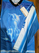 Jungles Jungles Polar Bear 4 Mesh Jersey V-Neck Long Sleeve Blue/White S picture