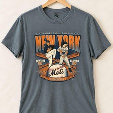 New York Mets '47 Brand Authentic Graphic Tee | Large | Blue Gray picture
