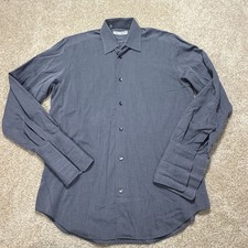 Dolce & Gabbana Dress Shirt Mens 15/38 Small Grey French Cuff Made In Italy picture