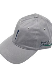 Pukka Men’s Tee-Embroidered Golf Cap/ Hat Cotton Twill, Gray, OS picture