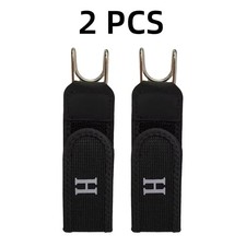 2PCS Tactical Metal Hook Elastic Belt Buckle-Less Invisible Waist Belt Closure picture