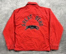 Vintage 50s 60s Great Bend Panthers Jacket Size S 20 Conmar Zip Rare picture