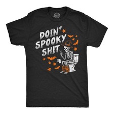 Mens Funny T Shirts Doin Spooky Sarcastic Halloween Graphic Novelty Tee For picture