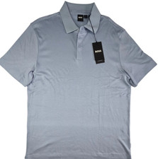 Hugo Boss Black Label Men's SZ 2XL Blue Press Short Sleeve  Polo Shirt picture