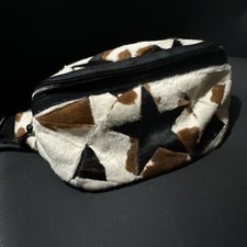 Rare Saint Laurent Cowhide Star Fanny Pack picture