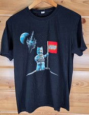 Vintage 2014 LEGO Batman 3 Beyond Gotham Promo T-Shirt Black Size Large picture