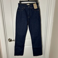 Madewell 90s Straight Jeans Size 25 Dark Wash Denim New with Tags picture