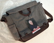 NWT Greg Norman The Refined Traveler Messenger Bag w/Corkscrew picture
