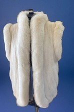 RARE Oscar de la Renta Reversible Lamb Leather Fur Vest picture