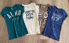 VTG Y2K AERO Aeropostale Cotton Tee Shirt M Medium LOT of 4 picture