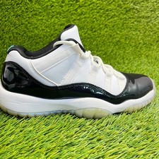 Nike Air Jordan 11 Retro Low Boys Size 6Y Black White Athletic Shoes Sneakers picture