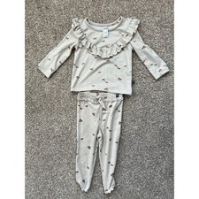 Modern Moments by Gerber Baby Horse Print Lounge Set 18M Neutral Western picture