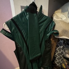 Guardians of the Galaxy Mantis Costume Green Black Faux Leather Adult (S) picture